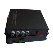 4 Kanal Digital Video Fiber Optic Converter